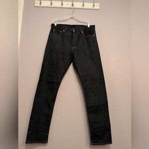 Uniqlo Men's Dark Denim Straight Jeans 34x34